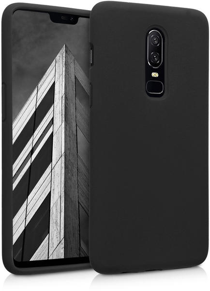 kwmobile OnePlus 6 Hülle - Handyhülle für OnePlus 6 - Handy Case in Schwarz