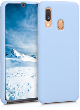 kwmobile Samsung Galaxy A40 Hülle - Handyhülle für Samsung Galaxy A40 - Handy Case in Hellblau matt