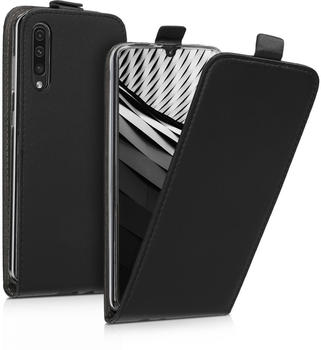 kwmobile Samsung Galaxy A50 Hülle - Handyhülle für Samsung Galaxy A50 - Schwarz - Handy Case Flip Schutzhülle