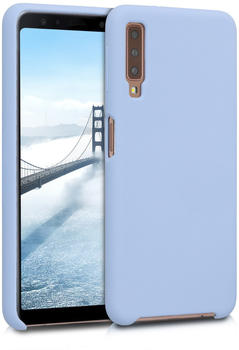 kwmobile Samsung Galaxy A7 (2018) Hülle - Handyhülle für Samsung Galaxy A7 (2018) - Handy Case in Hellblau matt