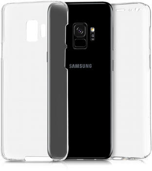 kwmobile Samsung Galaxy S9 Hülle - Silikon Komplettschutz Handy Cover Case Schutzhülle für Samsung Galaxy S9 - Transparent