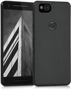 kwmobile Google Pixel 2 Hülle - Handyhülle für Google Pixel 2 - Handy Case in Schwarz matt