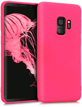 kwmobile Samsung Galaxy S9 Hülle - Handyhülle für Samsung Galaxy S9 - Handy Case in Neon Pink