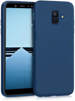 kwmobile Samsung Galaxy A6 (2018) Hülle - Handyhülle für Samsung Galaxy A6 (2018) - Handy Case in Marineblau