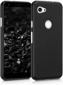 kwmobile Google Pixel 3a Hülle - Handyhülle für Google Pixel 3a - Handy Case in Schwarz matt