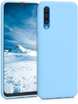 kwmobile Samsung Galaxy A50 Hülle - Handyhülle für Samsung Galaxy A50 - Handy Case in Taubenblau