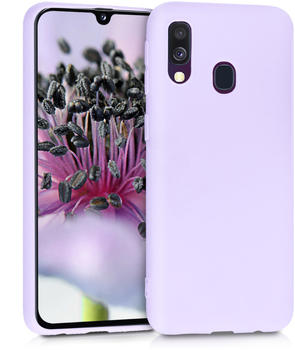 kwmobile Samsung Galaxy A40 Hülle - Handyhülle für Samsung Galaxy A40 - Handy Case in Lavendel