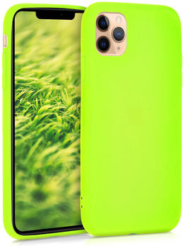 kwmobile Apple iPhone 11 Pro Max Hülle - Handyhülle für Apple iPhone 11 Pro Max - Handy Case in Neon Gelb