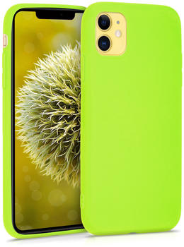 kwmobile Apple iPhone 11 Hülle - Handyhülle für Apple iPhone 11 - Handy Case in Neon Gelb