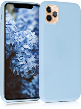 kwmobile Apple iPhone 11 Pro Max Hülle - Handyhülle für Apple iPhone 11 Pro Max - Handy Case in Hellblau matt
