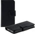 kwmobile Wallet Case Hülle für Apple iPhone SE / 5 / 5S - Cover Flip Tasche mit Kartenfach in Schwarz