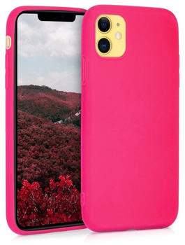 kwmobile TPU Hülle kompatibel mit Apple iPhone 11 in Neon Pink