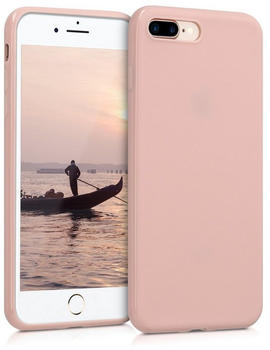 kwmobile Hülle kompatibel mit Apple iPhone 7 Plus / 8 Plus in Rosegold matt