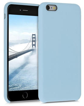 kwmobile Apple iPhone 6 Plus / 6S Plus - Handyhülle gummiert - Handy Case in Pastellblau