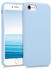 kwmobile Apple iPhone 7/8 / SE (2020) - Handyhülle gummiert - Handy Case in Pastellblau