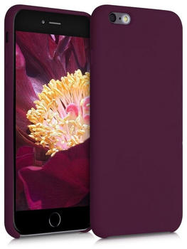 kwmobile Apple iPhone 6 Plus / 6S Plus - Handyhülle gummiert - Handy Case in Bordeaux Violett