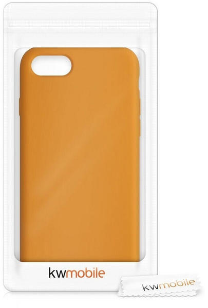 kwmobile Apple iPhone 7/8 / SE (2020) - Handyhülle gummiert - Handy Case in Apricot