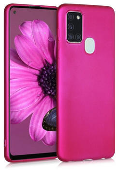 kwmobile für Samsung Galaxy A21s - Handy Case Metallic Pink