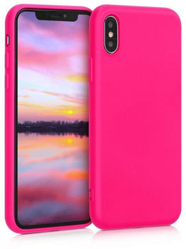 kwmobile Apple iPhone X - Handyhülle Handy Case in Neon Pink