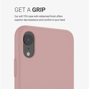 kwmobile Apple iPhone XR - Handyhülle gummiert - Handy Case in Rose Tan