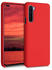 kwmobile OnePlus Nord - Handyhülle gummiert - Handy Case in Rot