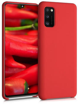 kwmobile für Samsung Galaxy A41 - Handyhülle gummiert - Handy Case in Rot matt