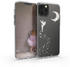 kwmobile Apple iPhone 12/12 Pro - Handyhülle - Handy Case Fee Glitzer Silber Transparent