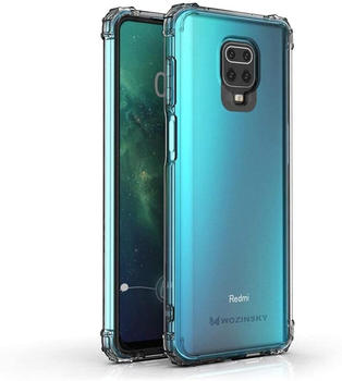 COFI1453 Panzerhülle Bumper Wozinsky Armor SchutzHülle kompatibel mit Xiaomi Redmi Note 9 Pro Silikon Hülle Zubehör Tasche Panzerschale Panzer in Transparent