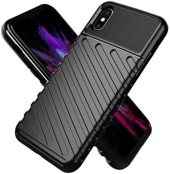 COFI1453 Hybrid Armor Etui SchutzHülle Thunder Case Bumper Cover Handyhülle Matt Hülle Robust Rutschfest kompatibel mit iPhone Xs Max