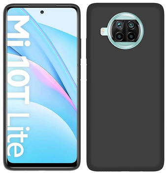 COFI1453 Silikon Hülle Basic kompatibel mit XIAOMI MI 10T LITE Case TPU Soft Handy Cover Schutz Schwarz