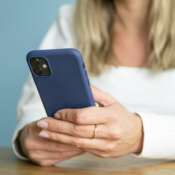 iMoshion Color TPU Hülle für das Samsung Galaxy A72 - Dunkelblau Blau