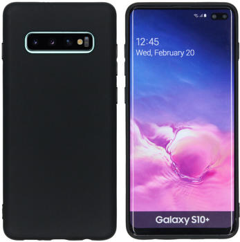 iMoshion Color TPU Hülle Schwarz für Samsung Galaxy S10 Plus Schwarz