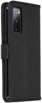iMoshion Luxuriöse Buchtyp-Hülle für das Samsung Galaxy S20 FE - Schwarz Schwarz