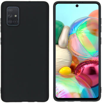 iMoshion Color TPU Hülle Schwarz für das Samsung Galaxy A71 Schwarz