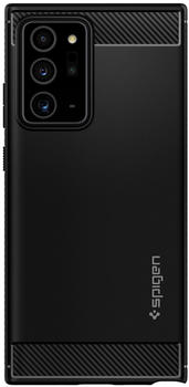 Spigen Rugged Armor Case f&uuml;r das Samsung Galaxy Note 20 Ultra - Schwarz Schwarz