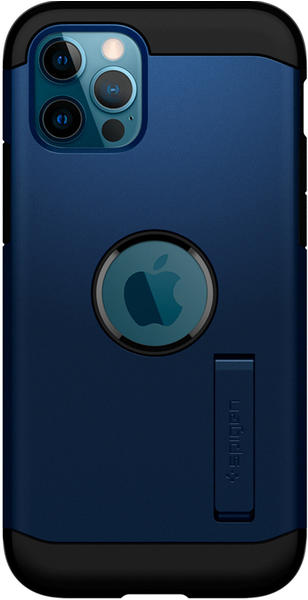 Spigen Tough Armor Case für das iPhone 12 (Pro) - Dunkelblau Blau