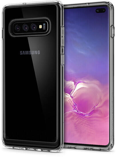 Spigen Ultra Hybrid Case Transparent für das Samsung Galaxy S10 Plus Transparent