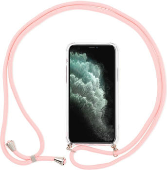 NALIA Handyhülle mit Kette (iPhone 11), Smartphone Hülle, Pink