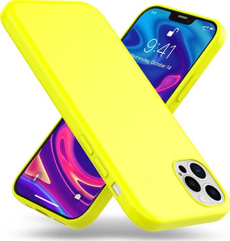 NALIA Neon Schutzhülle (iPhone 12 Pro Max), Smartphone Hülle, Gelb
