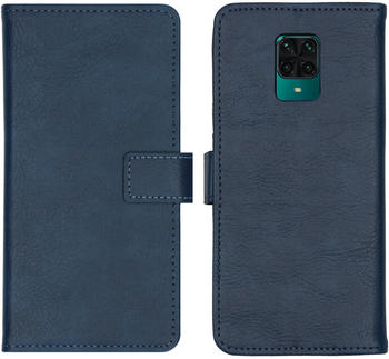 iMoshion Luxuriöse Buchtyp-Hülle für das Xiaomi Redmi Note 9 Pro / 9S - Dunkelblau