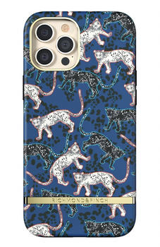 Richmond & Finch Backcover Apple iPhone 12 Pro Max Blue Leopard
