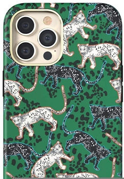 Richmond & Finch Backcover Apple iPhone 12 Pro Max Green Leopard