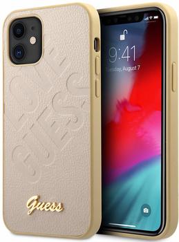 Guess Iridescent Love für Apple iPhone 12 Mini Gold