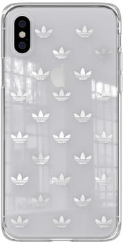 Adidas Entry (iPhone X, iPhone XS) Transparent, Silber