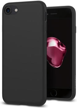 Spigen Liquid Crystal Case (iPhone 7) schwarz