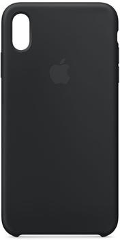 Apple Silikon Case (iPhone XS Max) schwarz