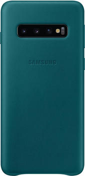 Samsung Leather Backcover (Galaxy S10) grün