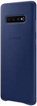Samsung Leather Backcover (Galaxy S10+) dunkelblau