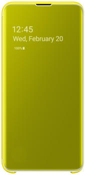 Samsung Clear View Cover (Galaxy S10e) gelb