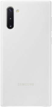 Samsung Leder Wallet Cover (Galaxy Note 10) weiß